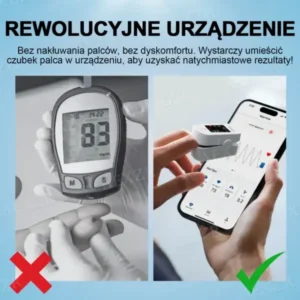 Wyprzedaż Noworoczna- Rabat – 70 % OFF Dokładne urządzenie do pomiaru poziomu glukozy we krwi