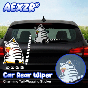 Car Rear Wiper Charming Tail-Wagging Sticker