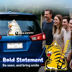 Alternative view of Car Rear Wiper Charming Tail-Wagging Sticker