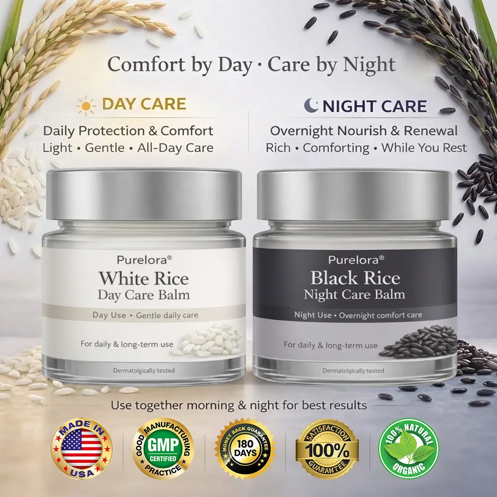Black and White Rice Day and Night Dual Repair Cream