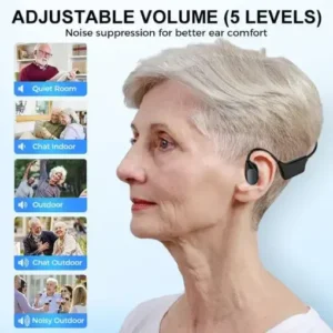 Alternative view of Bone Conduction Smart Hearing Aid Bluetooth Earphones