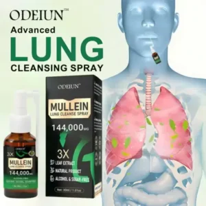 3X Mullein Lung Spray Flush Out Tar Phlegm for Smokers COPD