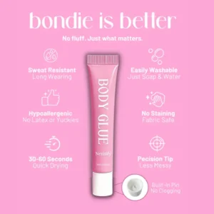 Alternative view of Body Adhesive All-Day Hold Sweatproof & Invisible Fit