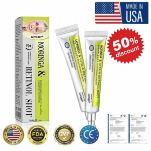 🧠👨⚕️Made and shipped from the USA moringa & Vita-A Retinol Shot Wrinkle-Lift Tightening cream - Last Day Promotion 50% OFF