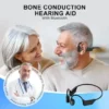 Bone Conduction Smart Hearing Aid Bluetooth Earphones (App Controlled)