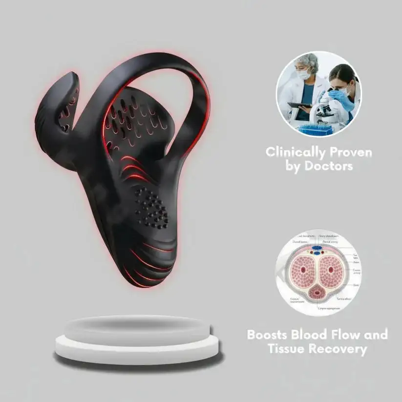 💥New on sale 2026 💞 Vibrating Electric Male Masturbation Lock Ring (Charging) - Image 12