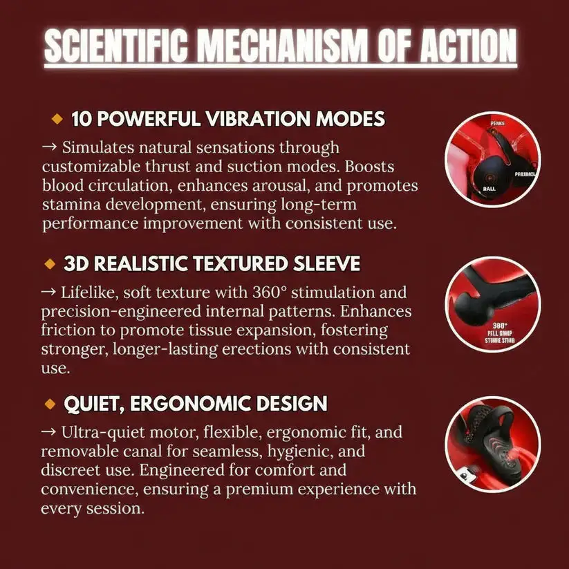 💥New on sale 2026 💞 Vibrating Electric Male Masturbation Lock Ring (Charging) - Image 4