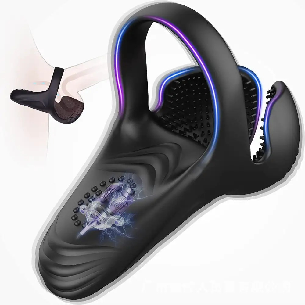 💥New on sale 2026 💞 Vibrating Electric Male Masturbation Lock Ring (Charging) - Image 6