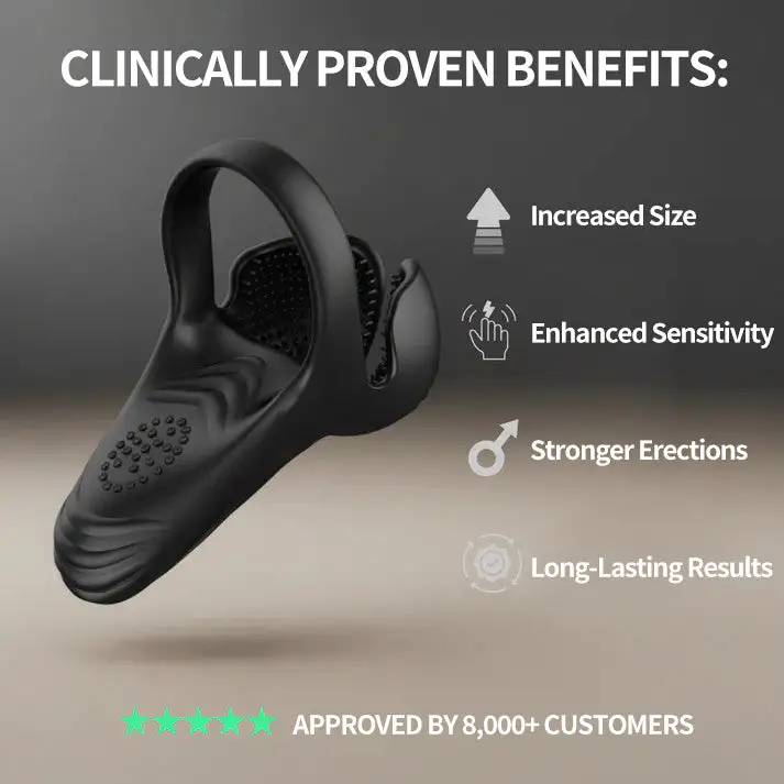 💥New on sale 2026 💞 Vibrating Electric Male Masturbation Lock Ring (Charging) - Image 9