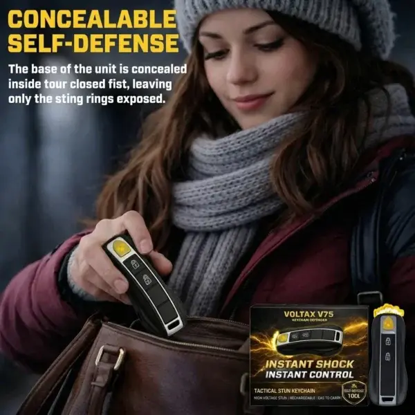 🔦 Voltax ShockForce 75M Stun Car Keychain - Image 4