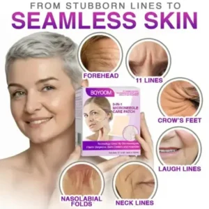 Alternative view of 3-in-1 Microneedle Anti-Aging Patch