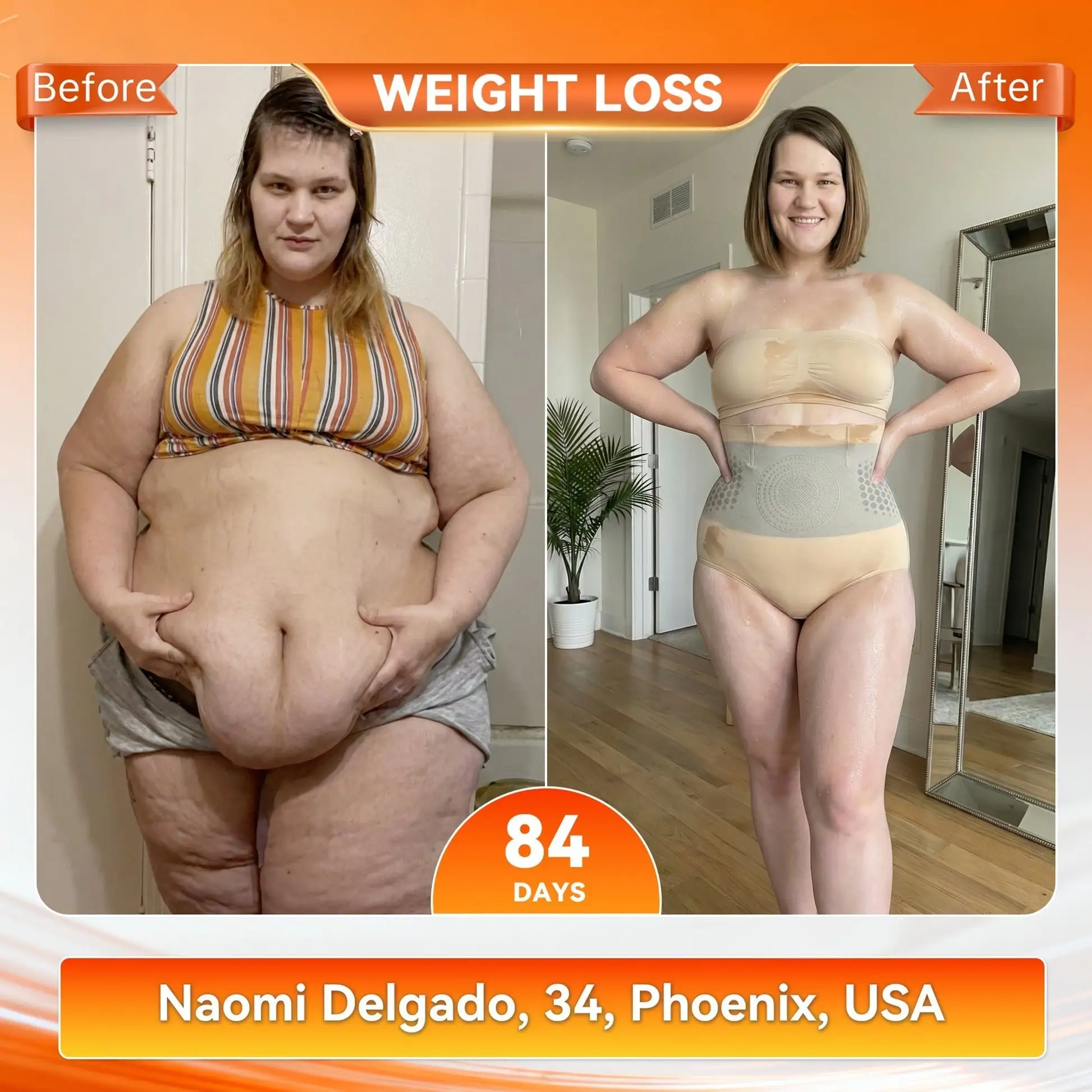 𝐌𝐨𝐫𝐢𝐧𝐠𝐚 & 𝐁𝐞𝐫𝐛𝐞𝐫𝐢𝐧𝐞 4‑In‑1 Micro‑Particle Sculpting & Fat‑Burn Shorts - Image 3