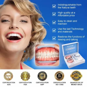 Alternative view of ⏰ Custom-Fit Dentures ENDS TODAY 70% OFF | Smile with Confidence